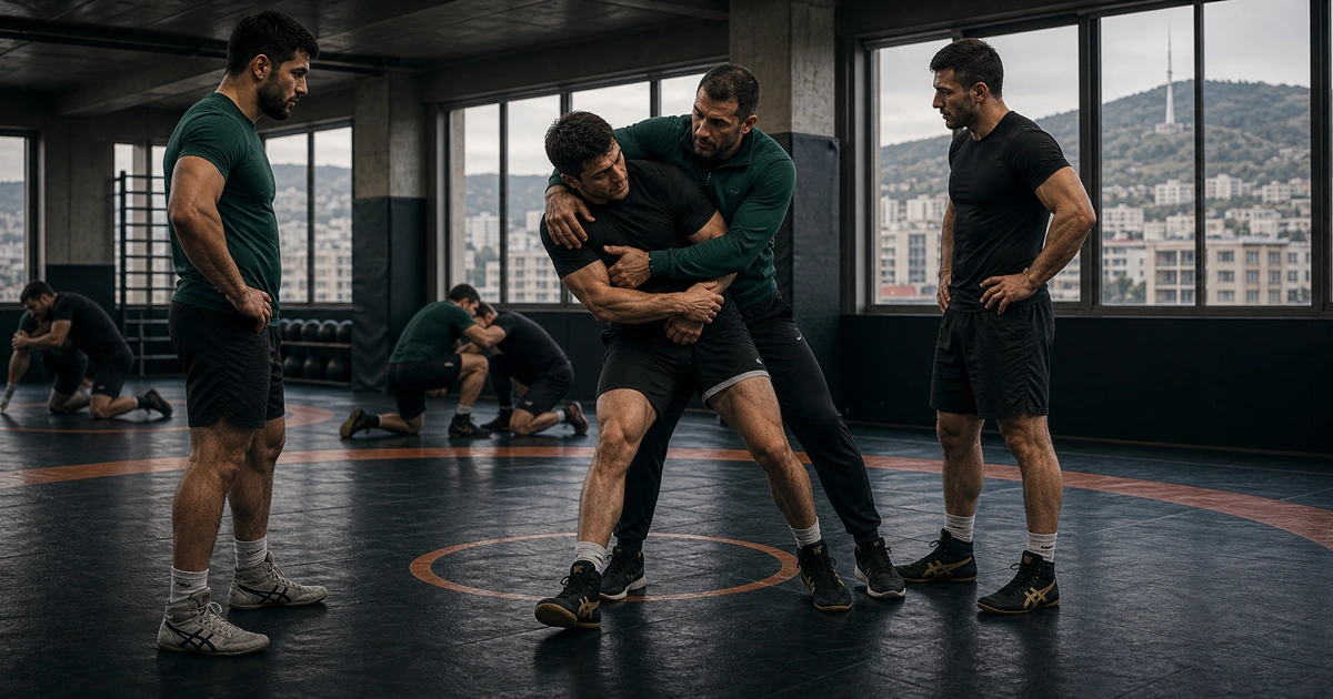 wrestling training detail for Greco-Roman Wrestling Camp in Georgia: Pummeling, Throws and Upper-Body Control