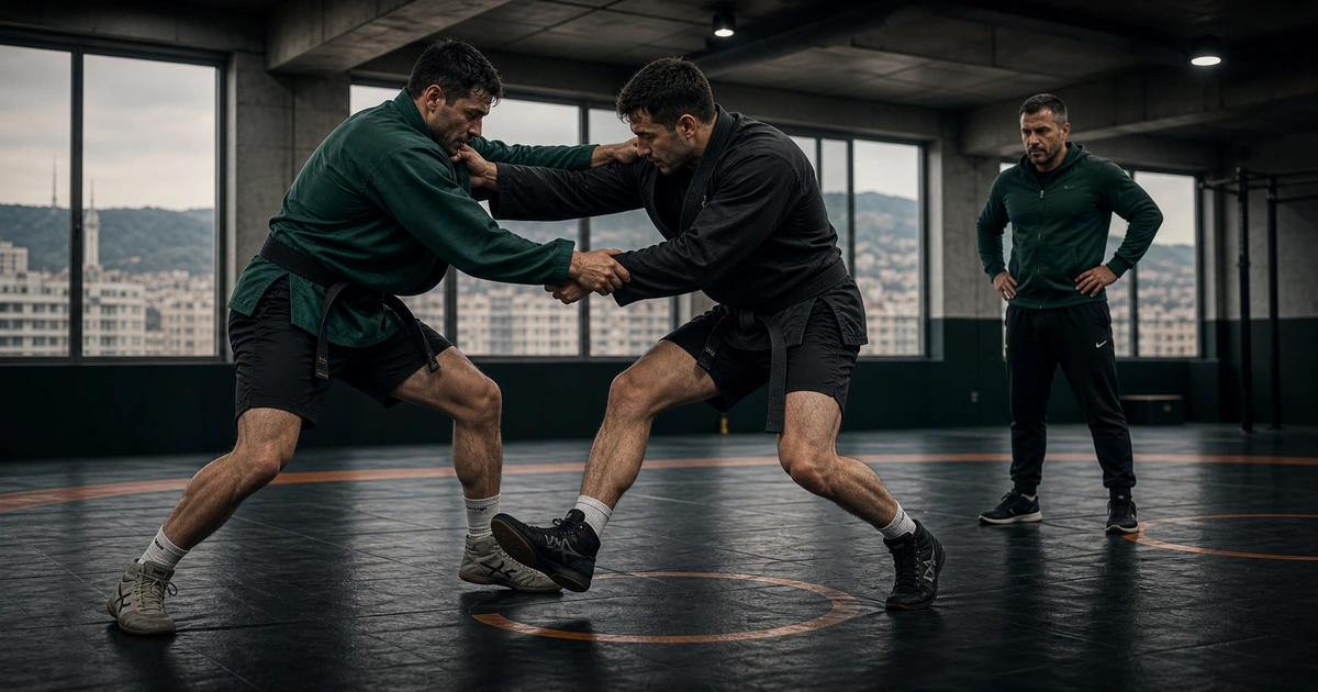 cinematic wrestling camp scene in Georgia showing why unesco recognition matters